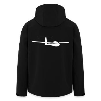 Planeur Gift Sports Club - Veste softshell homme en polyester recyclé Stanley/Stella - noir - Dos - AI Model Male 185 light (185cm)