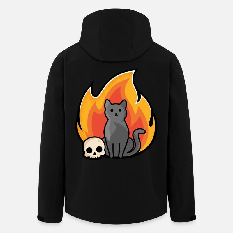 Schnurr-Gatory - Recycelte Männer Softshell-Jacke von Stanley/Stella - Schwarz