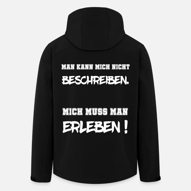 You can not describe me. - Men’s Recycled Softshell Jacket by Stanley/Stella - black