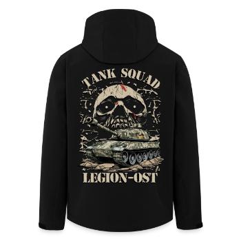 Panzer Trupp Legion-Ost - Recycelte Männer Softshell-Jacke von Stanley/Stella - Schwarz - Hinten - AI Model Male 185 light (185cm)