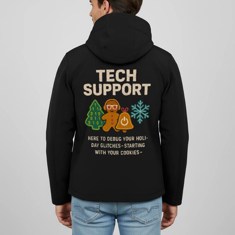 Admin Weihnachtsgeschenk IT Support Debugging Recycelte Männer Softshell-Jacke von Stanley/Stella