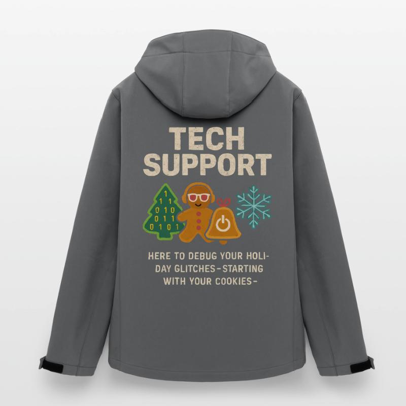 Admin Weihnachtsgeschenk IT Support Debugging Recycelte Männer Softshell-Jacke von Stanley/Stella
