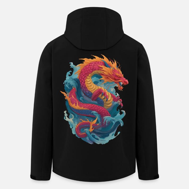 Dragon - Veste softshell homme en polyester recyclé Stanley/Stella - noir