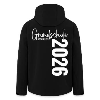 Remise des diplômes de l'école primaire 2026 - Veste softshell homme en polyester recyclé Stanley/Stella - noir - Dos - AI Model Male 185 light (185cm)