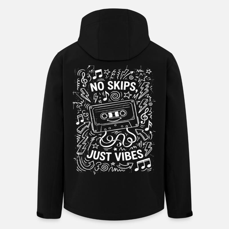 Nur Gute Stimmung - Recycelte Männer Softshell-Jacke von Stanley/Stella - Schwarz
