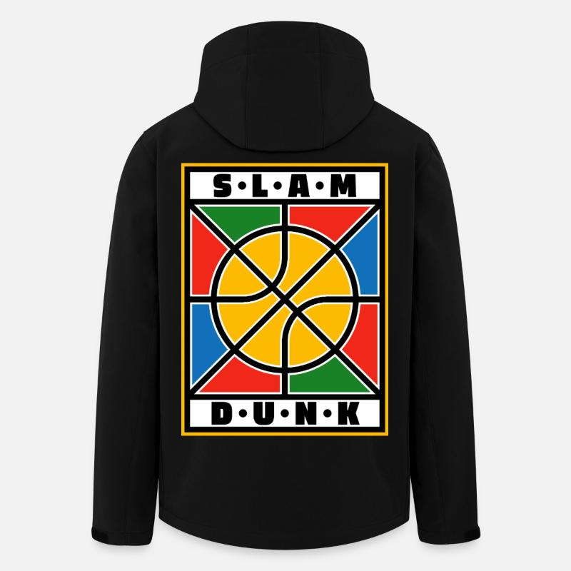 Basketball de dunks - Veste softshell homme en polyester recyclé Stanley/Stella - noir