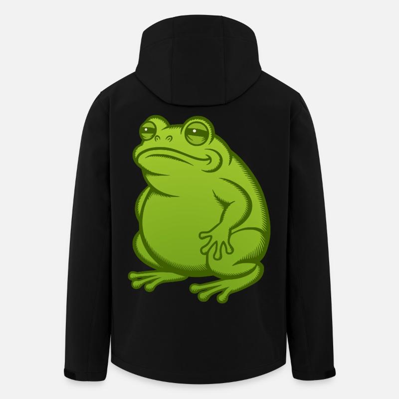 Fat Fat Frog - Fat Fat Toad - Men’s Recycled Softshell Jacket by Stanley/Stella - black