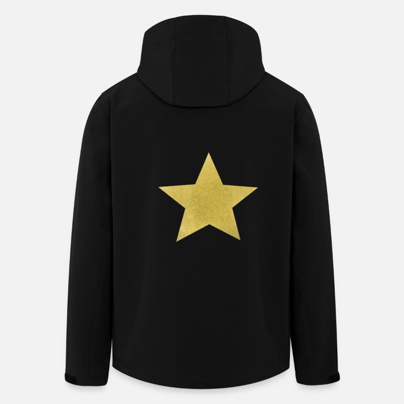 Star, Starry, Sky, Nature, Celestial - Men’s Recycled Softshell Jacket by Stanley/Stella - black