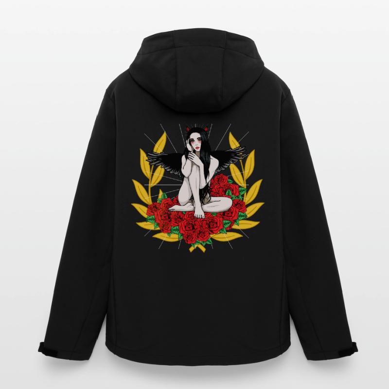 Devilish Devil Woman Satan's Roast Devil Men’s Recycled Softshell Jacket Discoverer by Stanley/Stella