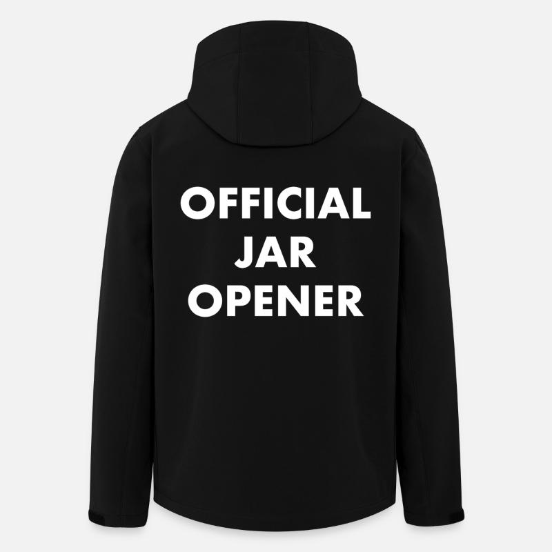 Ouvre-bocal officiel - Veste softshell homme en polyester recyclé Stanley/Stella - noir