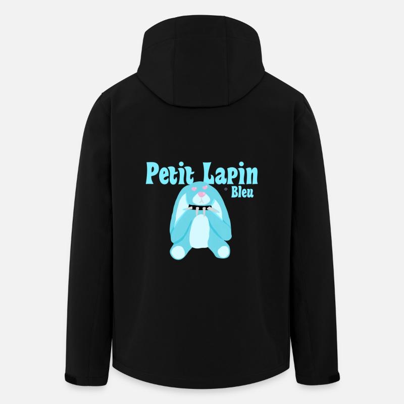 Lapin Punk - Veste softshell homme en polyester recyclé Stanley/Stella - noir