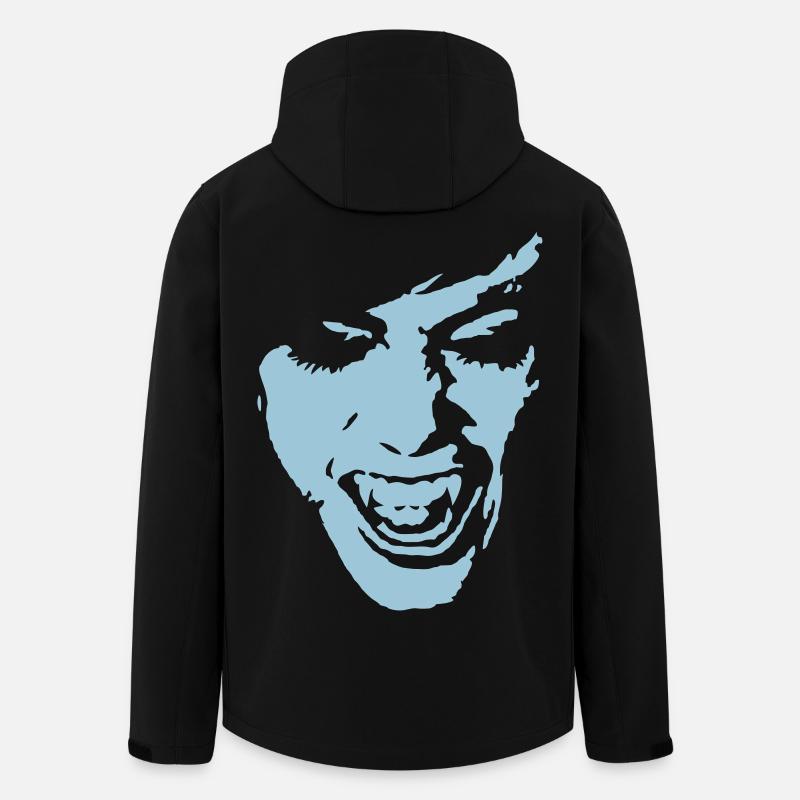 Vampire hug - Veste softshell homme en polyester recyclé Stanley/Stella - noir