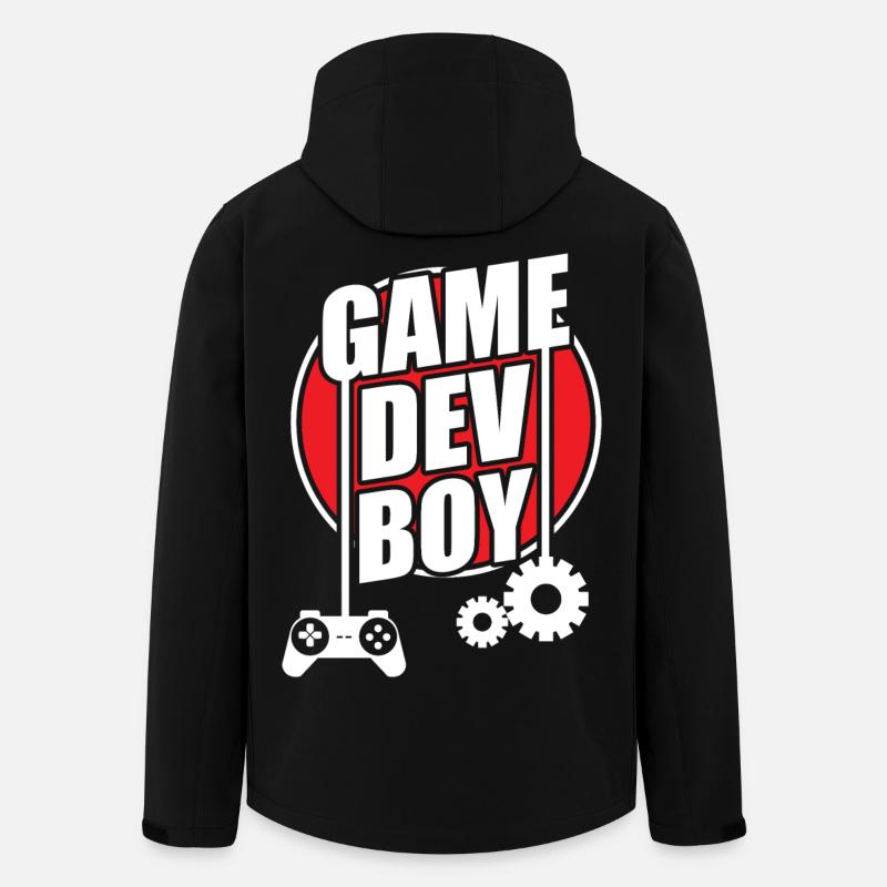 Game developer - Men’s Recycled Softshell Jacket by Stanley/Stella - black