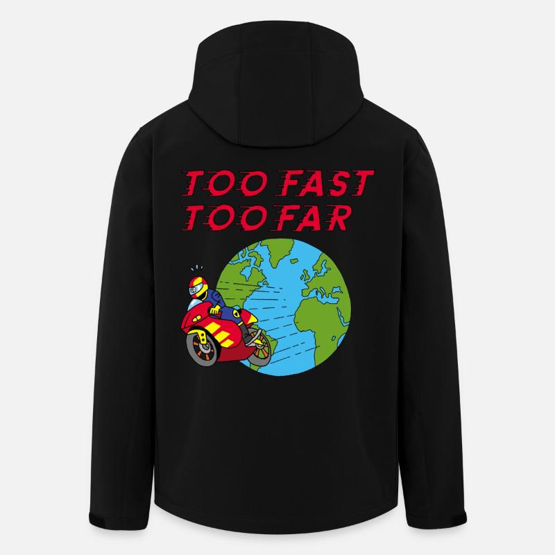 Der Biker - Recycelte Männer Softshell-Jacke von Stanley/Stella - Schwarz