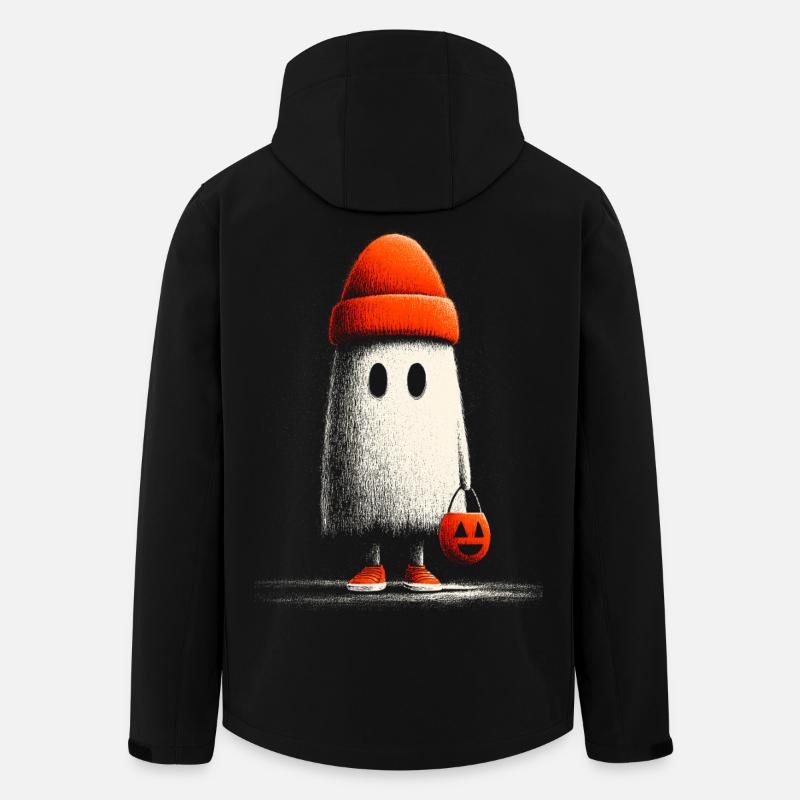 Beanie_Ghost - Recycelte Männer Softshell-Jacke von Stanley/Stella - Schwarz