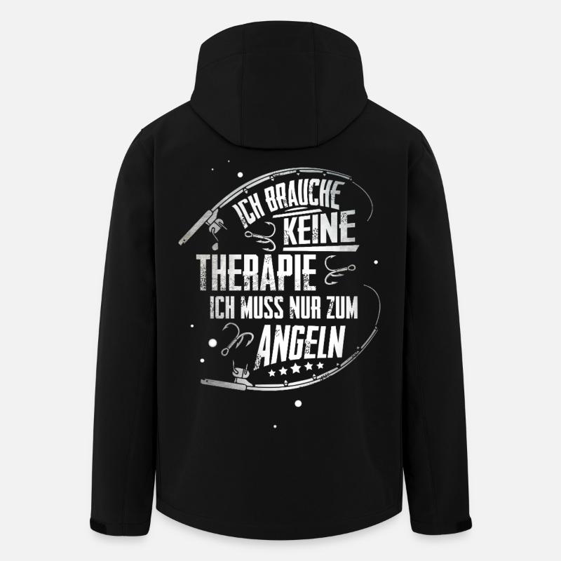 Angling - Men’s Recycled Softshell Jacket by Stanley/Stella - black