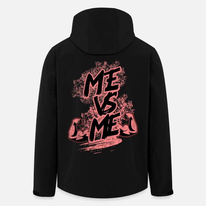 Moi VS Moi - Veste softshell homme en polyester recyclé Stanley/Stella - noir