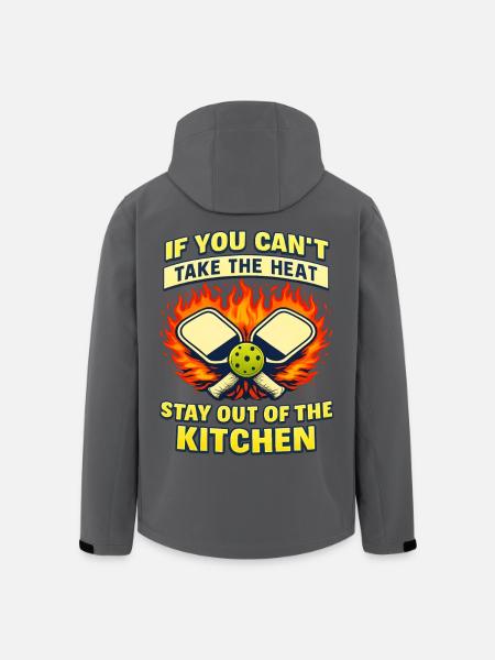 Pickleball stay out of kitchen - Men’s Recycled Softshell Jacket by Stanley/Stella - black