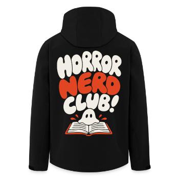 Club de nerds d’horreur Fantôme - Veste softshell homme en polyester recyclé Stanley/Stella - noir - Dos - AI Model Male 185 light (185cm)