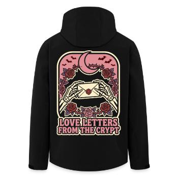 Love Letters From The Crypt - Recycelte Männer Softshell-Jacke von Stanley/Stella - Schwarz - Hinten - AI Model Male 185 light (185cm)