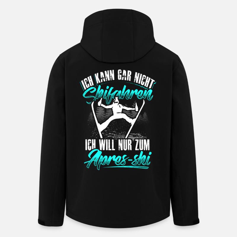 Skifahren-Apres Ski - Recycelte Männer Softshell-Jacke von Stanley/Stella - Schwarz