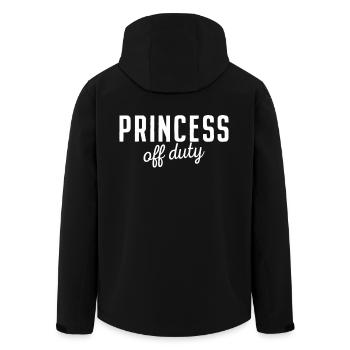 Princesse en costume civil Princess Off Duty JGA - Veste softshell homme en polyester recyclé Stanley/Stella - noir - Dos - AI Model Male 185 light (185cm)