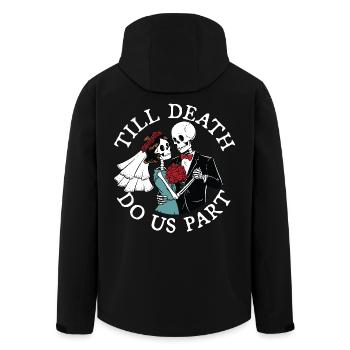 Jusqu’à ce que la mort nous sépare - Veste softshell homme en polyester recyclé Stanley/Stella - noir - Dos - AI Model Male 185 light (185cm)