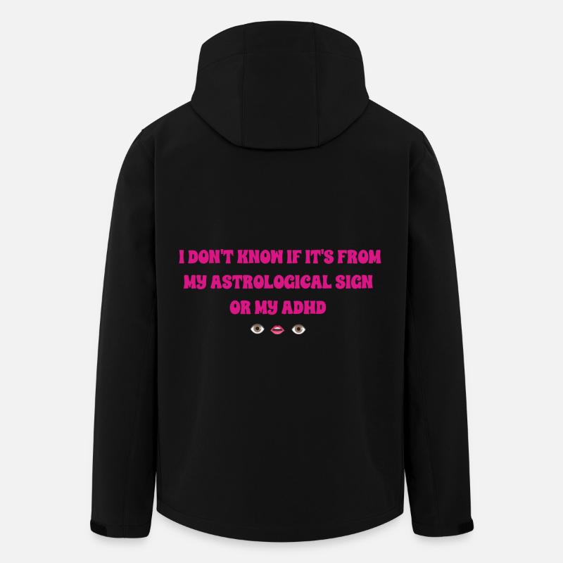 Astro ADHD girly - Men’s Recycled Softshell Jacket by Stanley/Stella - black