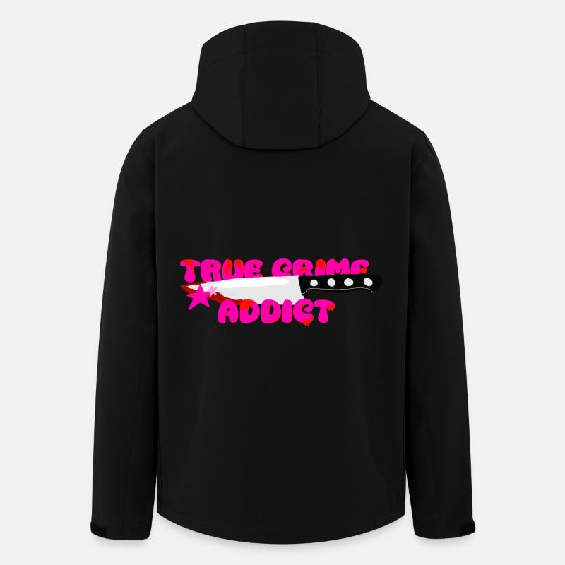 Addiction au True Crime - Men’s Recycled Softshell Jacket by Stanley/Stella - black