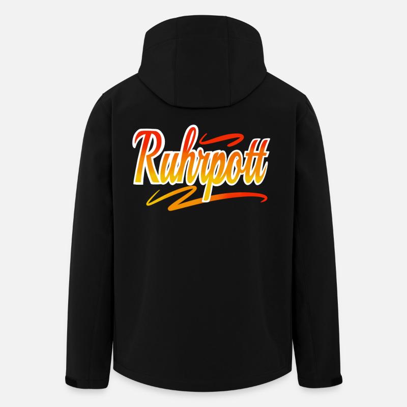 Ruhrpott - Men’s Recycled Softshell Jacket by Stanley/Stella - black