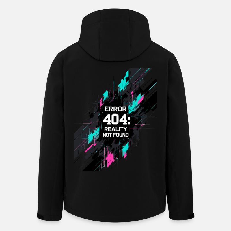 Error: Realität nicht gefunden - Recycelte Männer Softshell-Jacke von Stanley/Stella - Schwarz