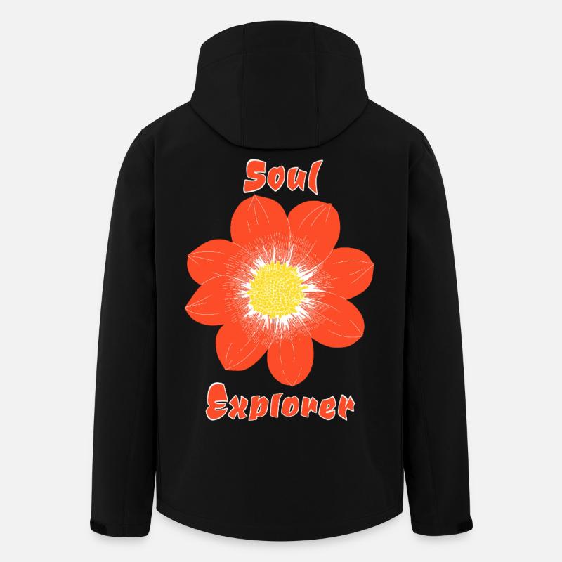 Explorateur d’âmes - Veste softshell homme en polyester recyclé Stanley/Stella - noir