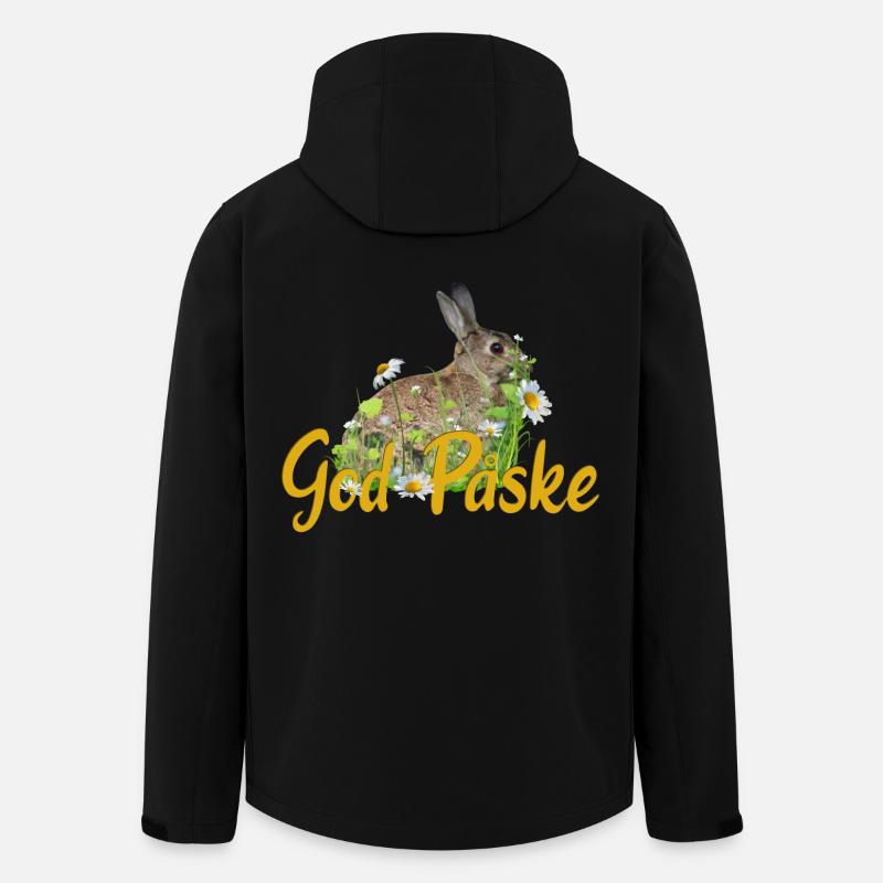 God Paske Frohe Ostern - Recycelte Männer Softshell-Jacke von Stanley/Stella - Schwarz