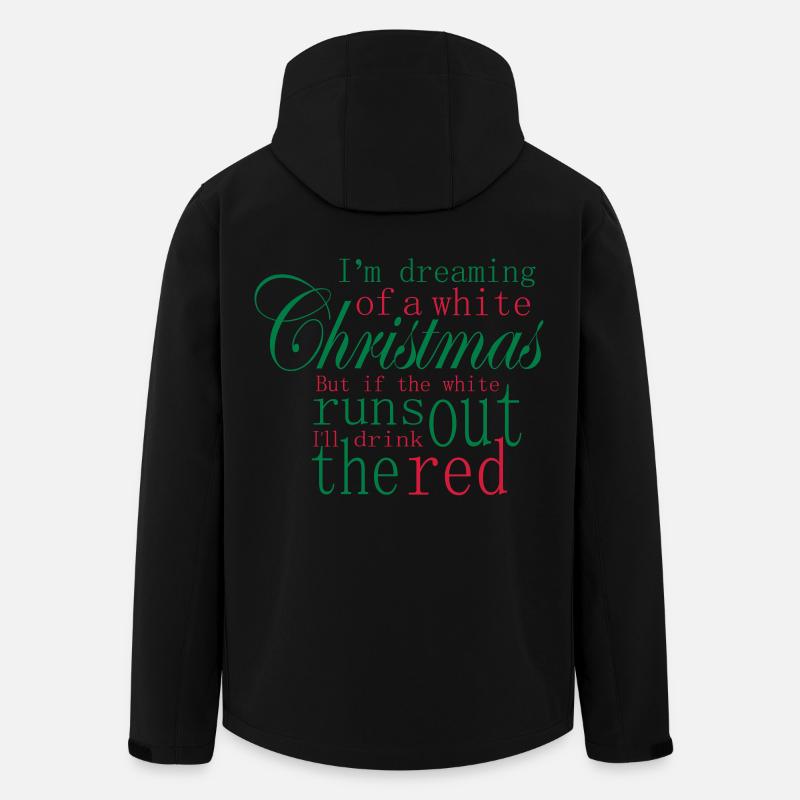 Weihnachten Slogan - Recycelte Männer Softshell-Jacke von Stanley/Stella - Schwarz