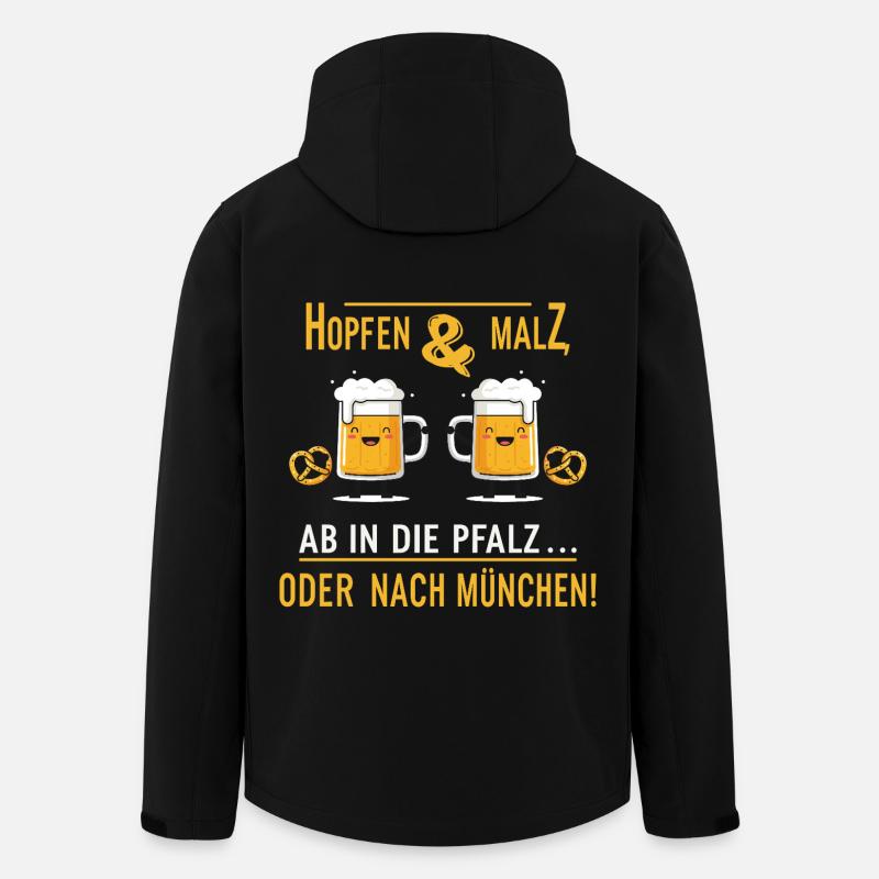 Bierfest - Recycelte Männer Softshell-Jacke von Stanley/Stella - Schwarz