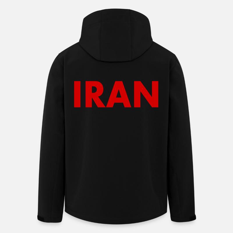 Iran - Veste softshell homme en polyester recyclé Stanley/Stella - noir