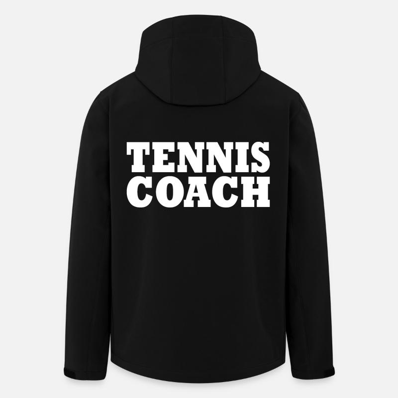 Tennis coach - Men’s Recycled Softshell Jacket by Stanley/Stella - black