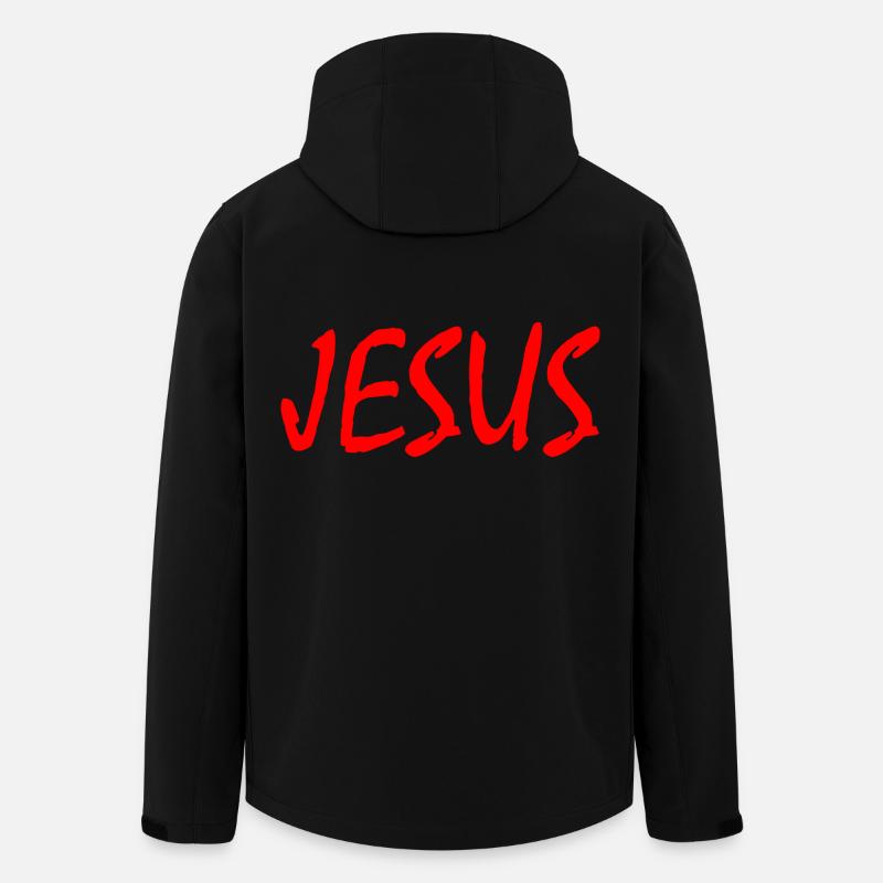 Jesus - Veste softshell homme en polyester recyclé Stanley/Stella - noir