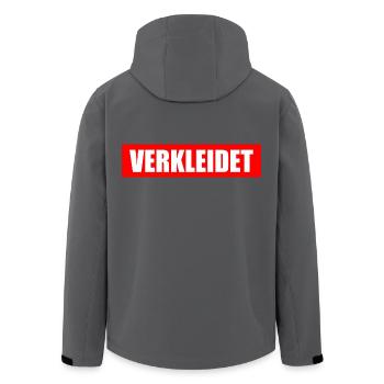 Verkleidet - Recycelte Männer Softshell-Jacke von Stanley/Stella - Schwarz - Hinten - AI Model Male 185 light (185cm)