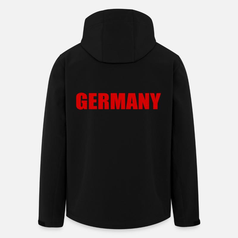 Germany - Men’s Recycled Softshell Jacket by Stanley/Stella - black