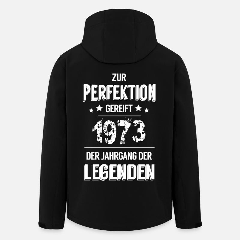 Legenden 1973 - Recycelte Männer Softshell-Jacke von Stanley/Stella - Schwarz