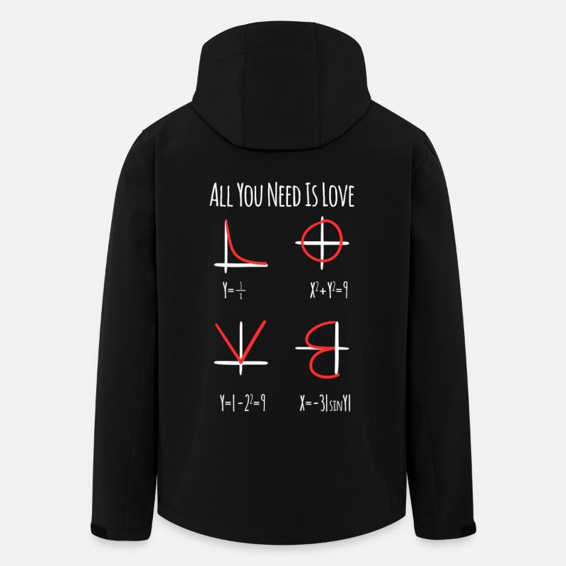 Mathe Nerd Lehrer - Recycelte Männer Softshell-Jacke von Stanley/Stella - Schwarz