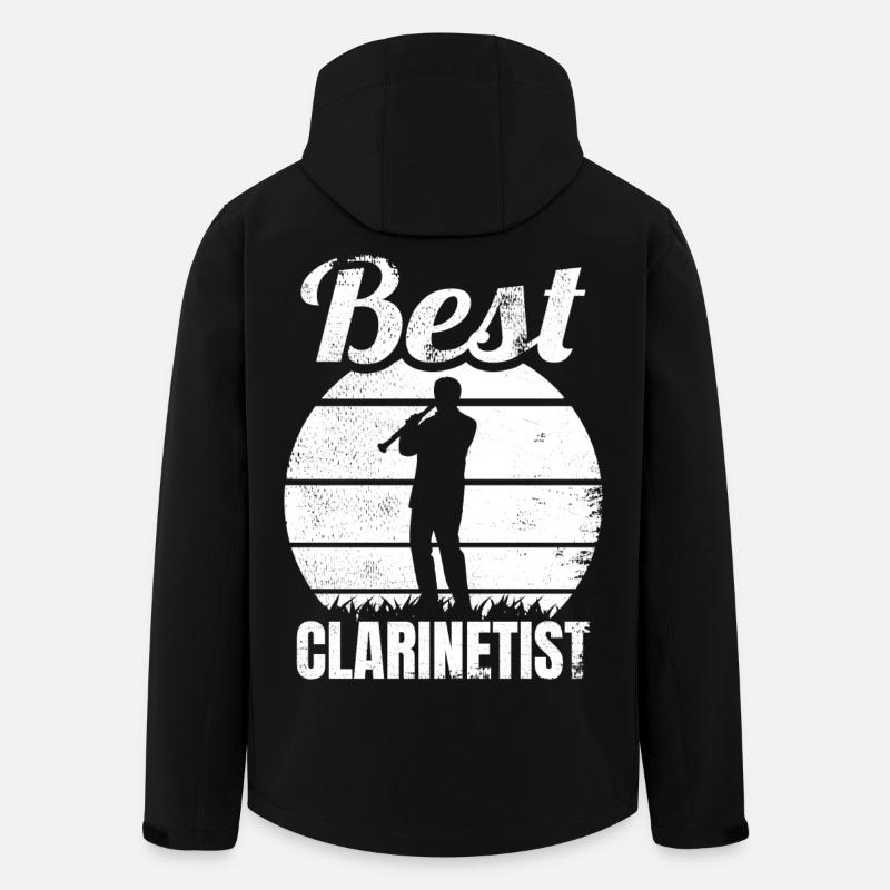 Meilleur clarinettiste - Veste softshell homme en polyester recyclé Stanley/Stella - noir