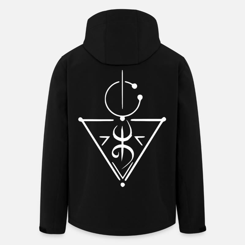 Berber Amazigh Symbol Sign - Men’s Recycled Softshell Jacket by Stanley/Stella - black