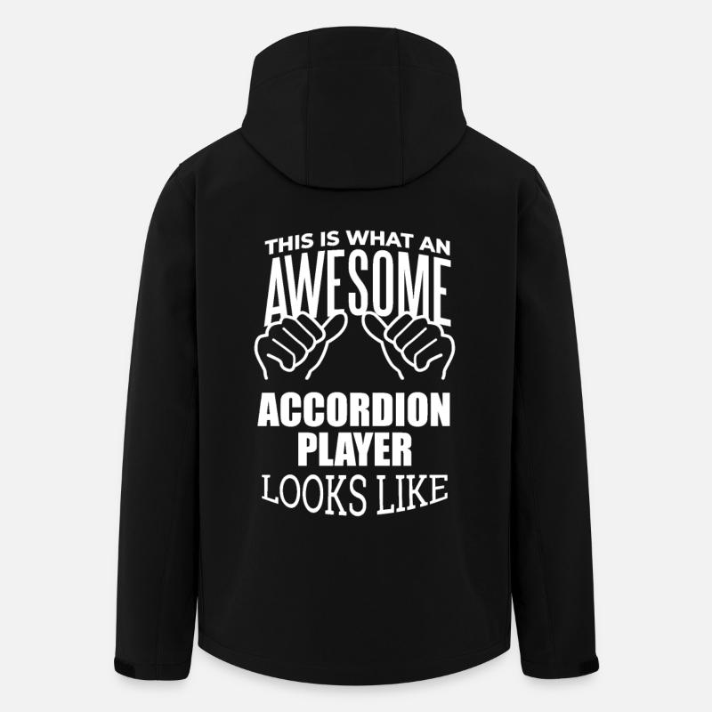 Accordion - Men’s Recycled Softshell Jacket by Stanley/Stella - black