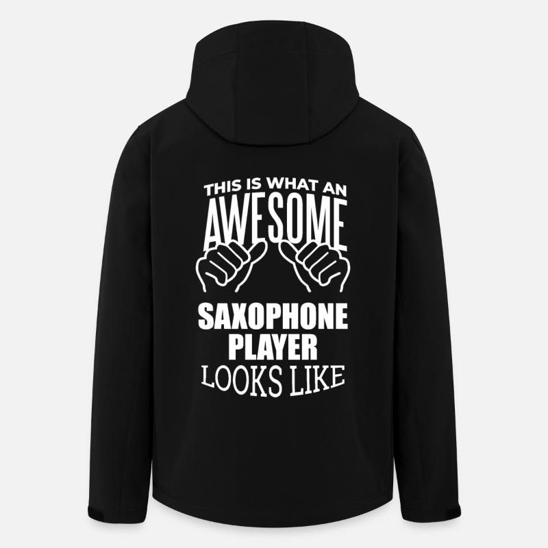 Saxophone - Men’s Recycled Softshell Jacket by Stanley/Stella - black