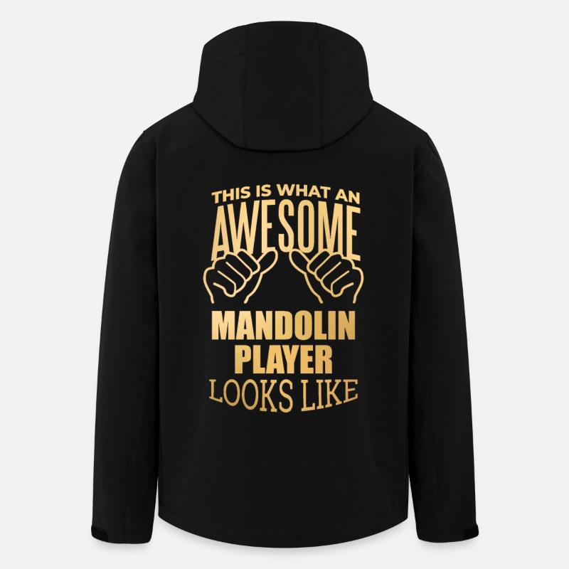 Mandolin - Men’s Recycled Softshell Jacket by Stanley/Stella - black