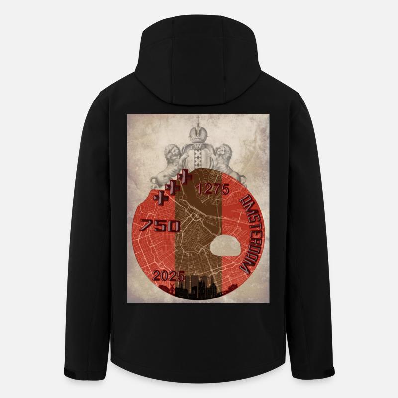 Amsterdam 750 shirt design - Men’s Recycled Softshell Jacket by Stanley/Stella - black