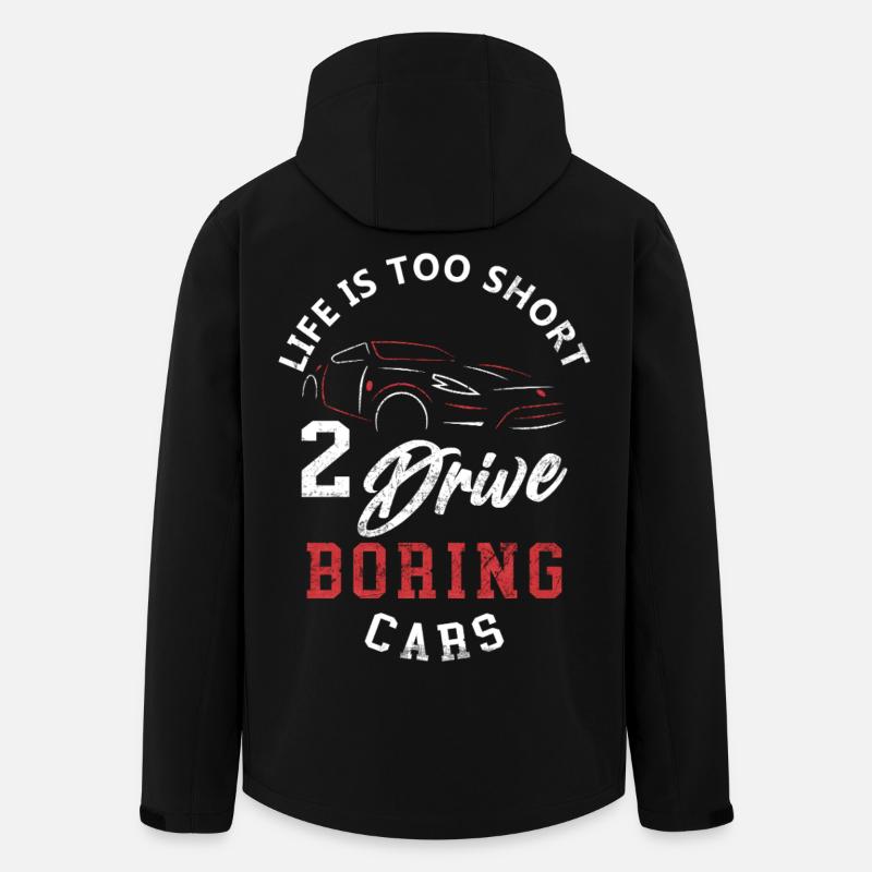 Sportwagen Humorvolle Phrase - Recycelte Männer Softshell-Jacke von Stanley/Stella - Schwarz