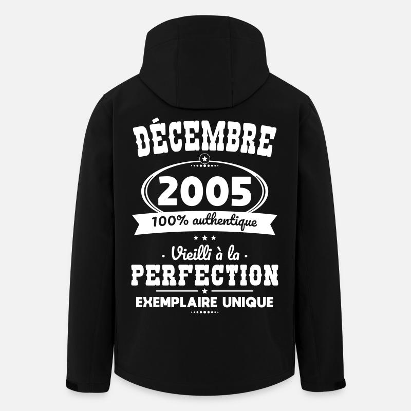 20th Anniversary - December 2005 Perfection - Men’s Recycled Softshell Jacket by Stanley/Stella - black